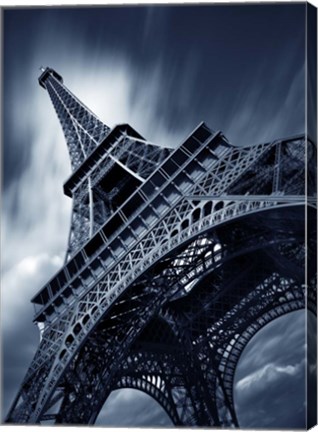 Framed Eiffel 2 Color Print