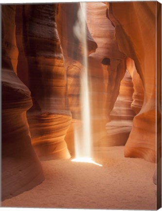 Framed Light Beam 2 Print