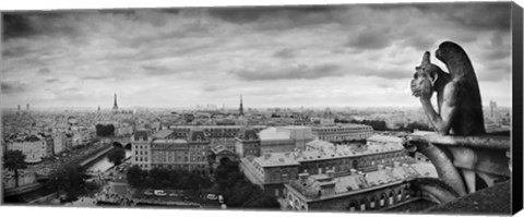 Framed Boring in Paris Print