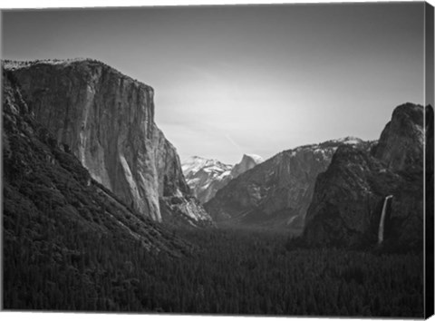 Framed Tunnel View BW 2 Print