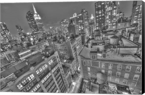 Framed Gotham City 11-2-2 Print
