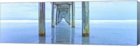 Framed Sea Door Pano Print