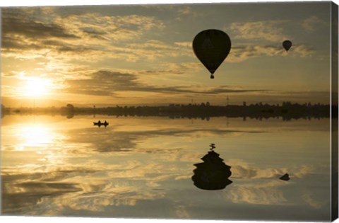 Framed Love is in Air I Print