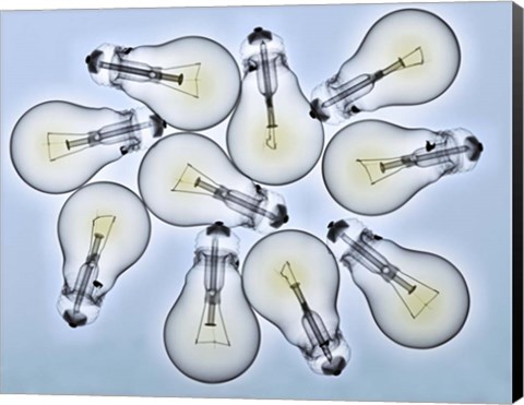 Framed 10 Focos Print