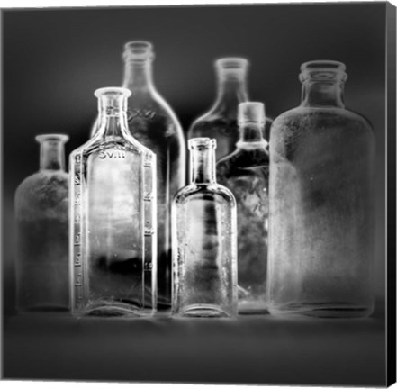 Framed 7 Botellas 1 INV Print
