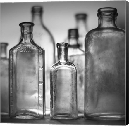 Framed 7 Botellas 3 Print