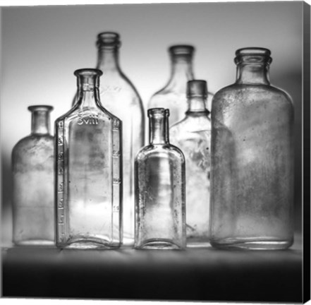 Framed 7 Botellas 4-2 Print