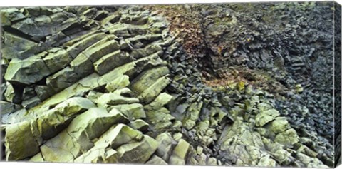 Framed Rocks Iceland 5 Print