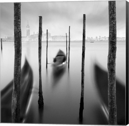 Framed 3 Gondolas Print