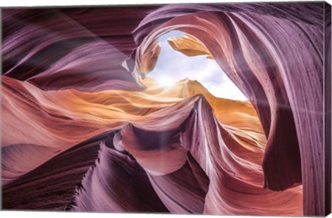 Framed Antelope Canyon 2 Color Print