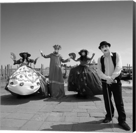 Framed Bienvenido A Venecia Print