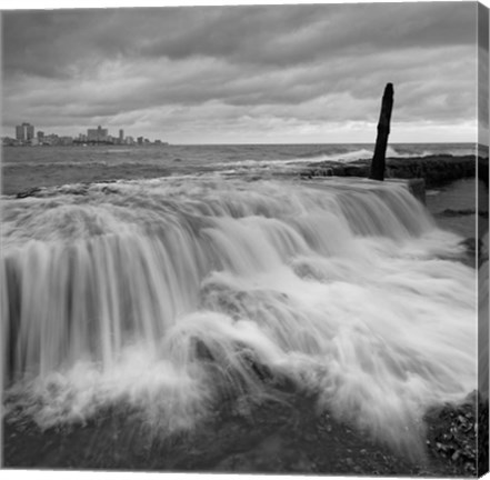 Framed La Habana Waterfall Print