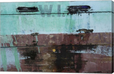 Framed Ship Textures 1 Print