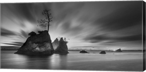 Framed Three Rocks Print