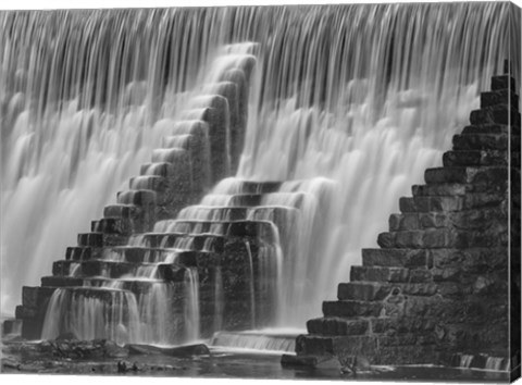 Framed Stairs on Water Print