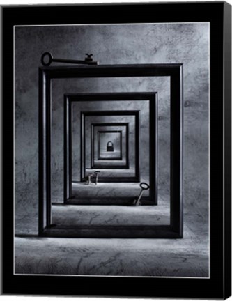 Framed Locked Up Print