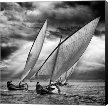 Framed Sailboats and Light Print