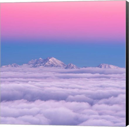 Framed Pink In the Sky Print