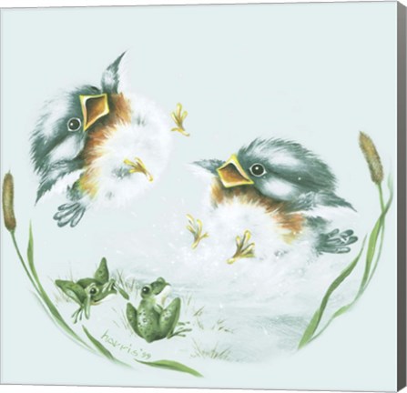 Framed Splish Splash Print