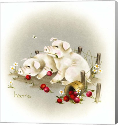 Framed Piggin&#39; Out Print