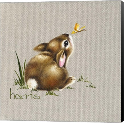 Framed Tiny Bunny Print