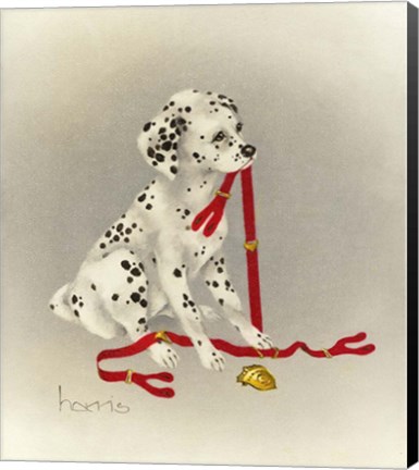 Framed Dalmation 4- Hot Diggity Dog Print