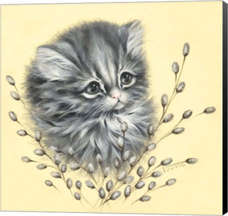 Framed Precious Kitty Print