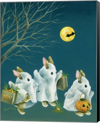 Framed Boo Bunnies Print