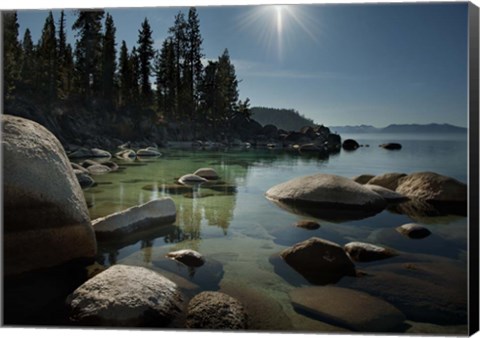 Framed Heaven Over Tahoe Print