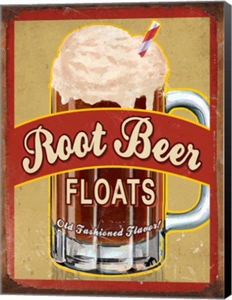 Framed Root Beer Float Print