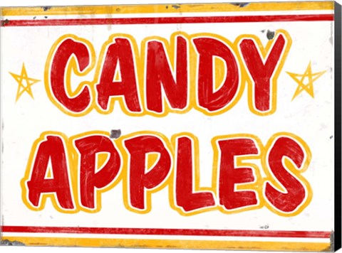 Framed Candy Apples Rectangle Print