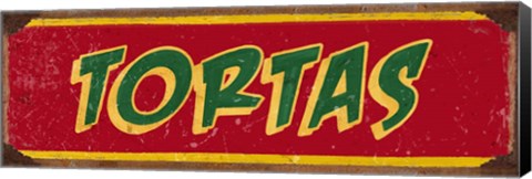 Framed Tortas Red Print