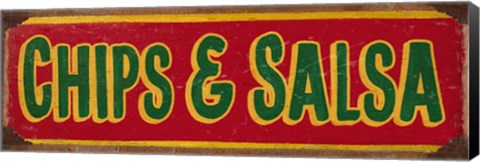 Framed Chips And Salsa Red Print