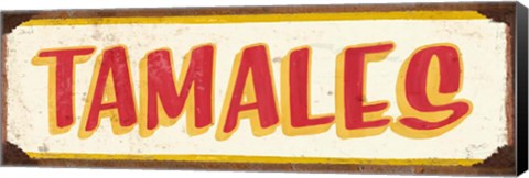 Framed Tamales Cream Print