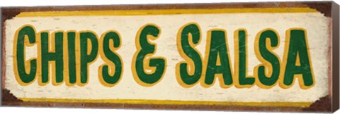 Framed Chips And Salsa Cream Print