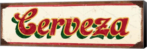 Framed Cervesa Cream Print