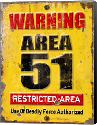 Framed Area 51 Print