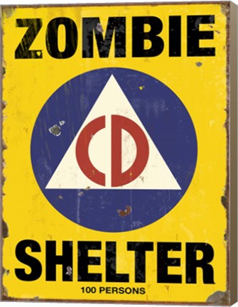 Framed Zombie CD Print