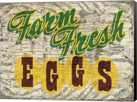 Framed Farm Fres Eggs Print