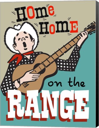 Framed Home On The Range Print