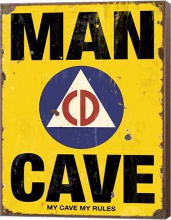 Framed Mancave CD Print