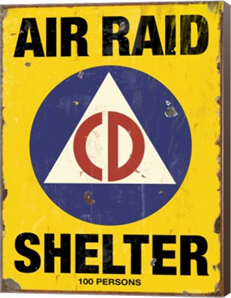 Framed Air Raid CD Print