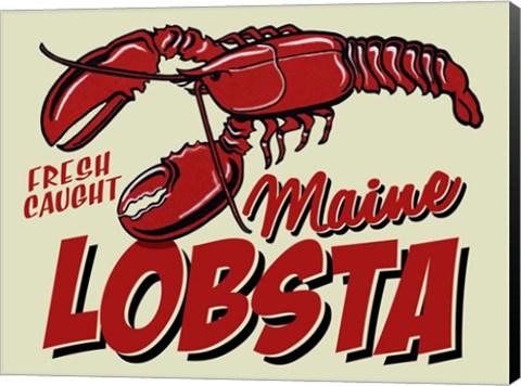 Framed Lobster Print
