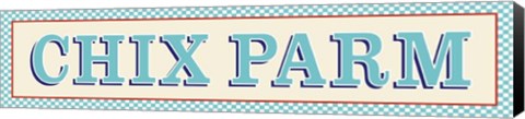 Framed Chix Parm Print
