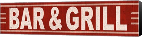 Framed Bar Grill Print