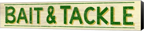 Framed Bait &amp; Tackle B Print