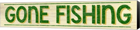 Framed Gone Fishing Print