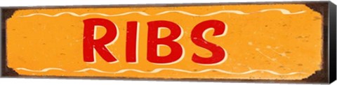 Framed Ribs Print