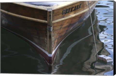 Framed Tuscan Boat Print
