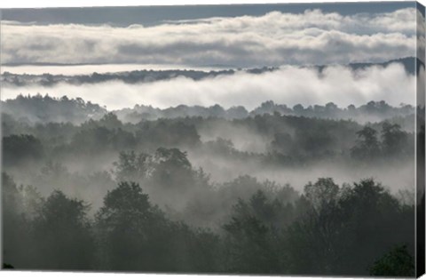 Framed Grey Shawangunk Sunrise 3 Print